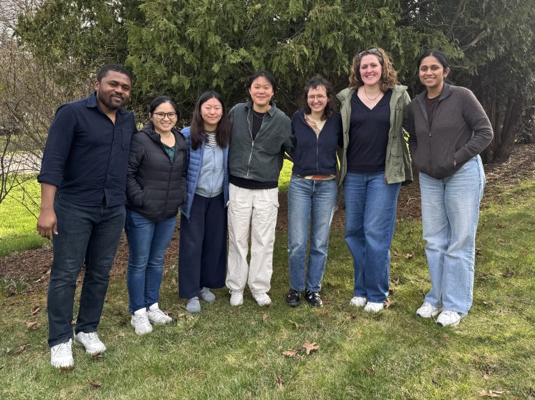 Fall 2026 photo of 7 members of the Girard Lab